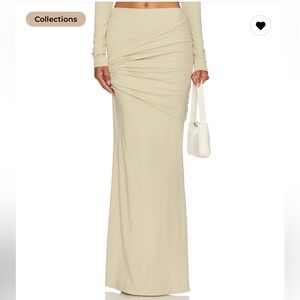 Paris Georgia Aria Maxi Skirt in Sand